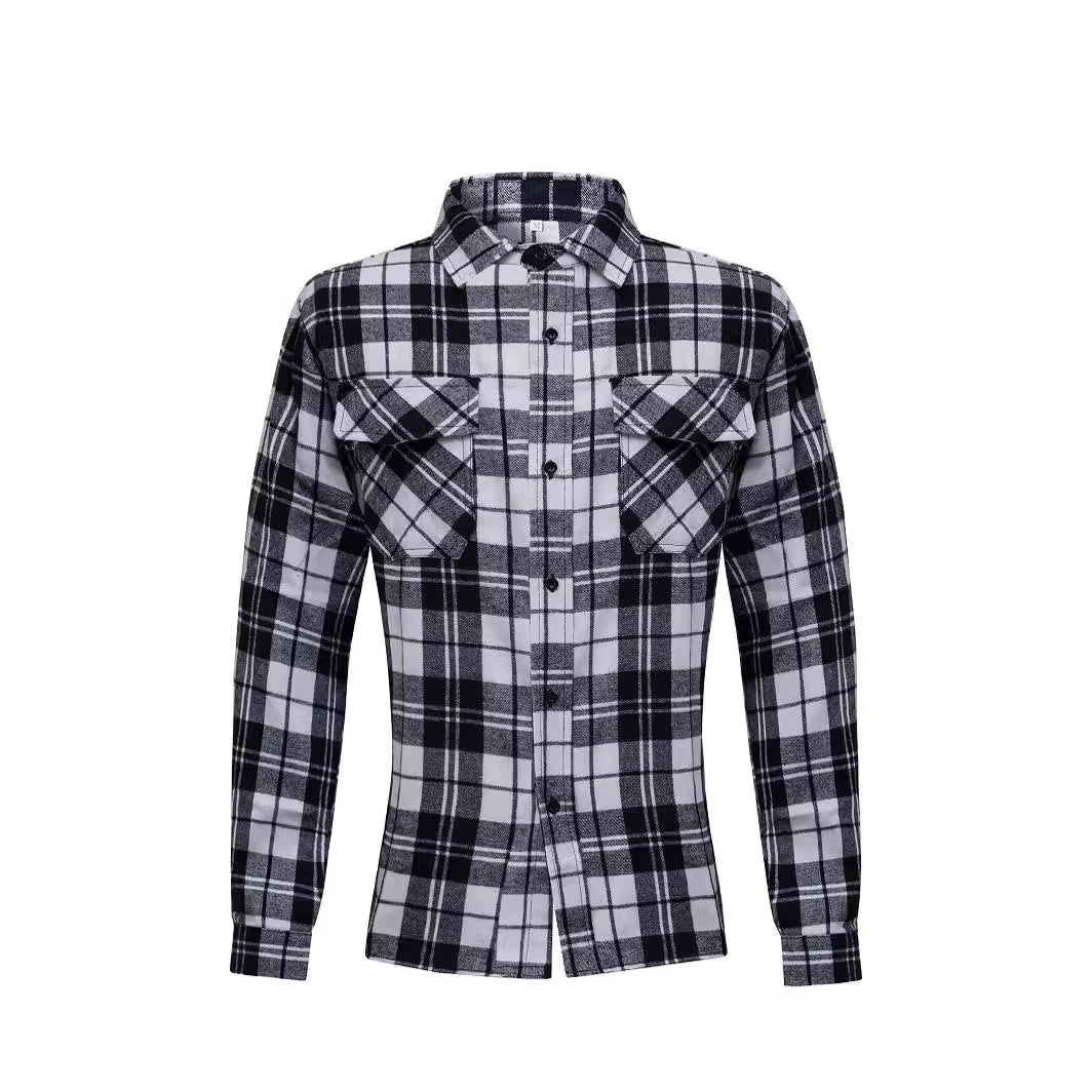 Plaid flannel shirt for men Lune London