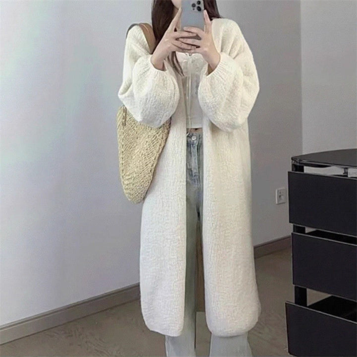 Robe surdimensionnée pour femme avec des manches volumineuses et des détails en boutons Chic & Stil