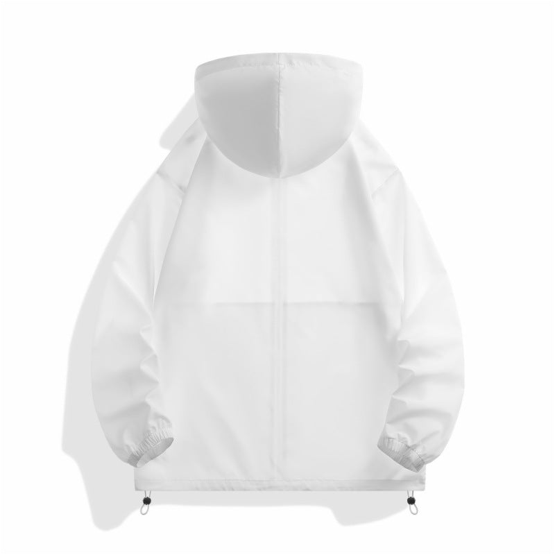 Veste de plein air unisexe imperméable avec capuche et poignets réglables Lune London