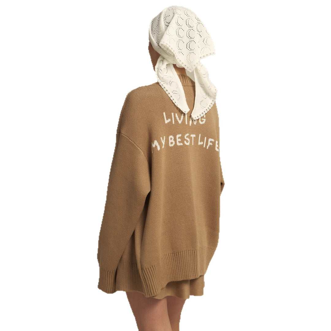Comfortable oversized sweater set for women and casual palazzo pants Lune London