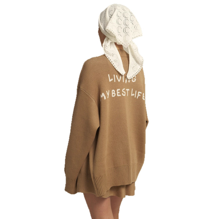 Comfortable oversized sweater set for women and casual palazzo pants Lune London