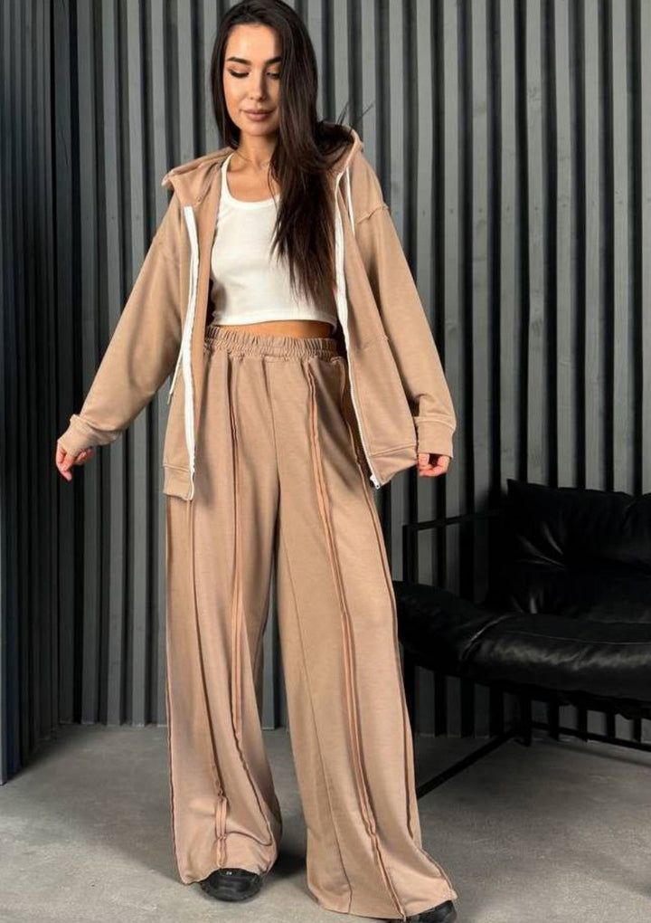 Women Comfortable and Stylish Jogging Set with Oversized Hoodie Lune London