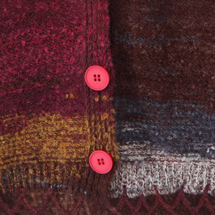 Pull cardigan long à manches longues avec franges Chic & Stil