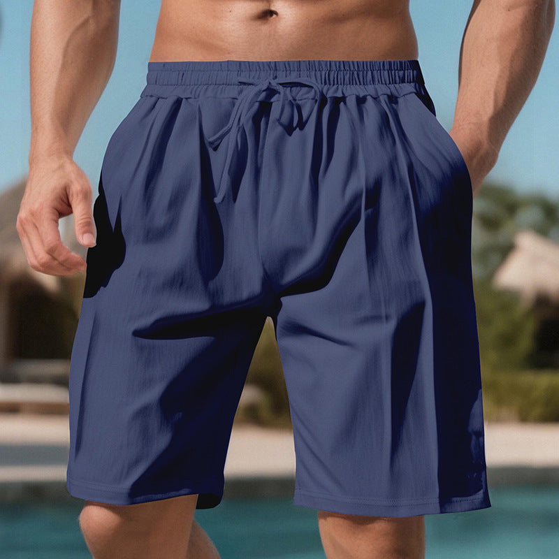 Leisure shorts for men in lightweight and breathable material with an elastic waist Lune London