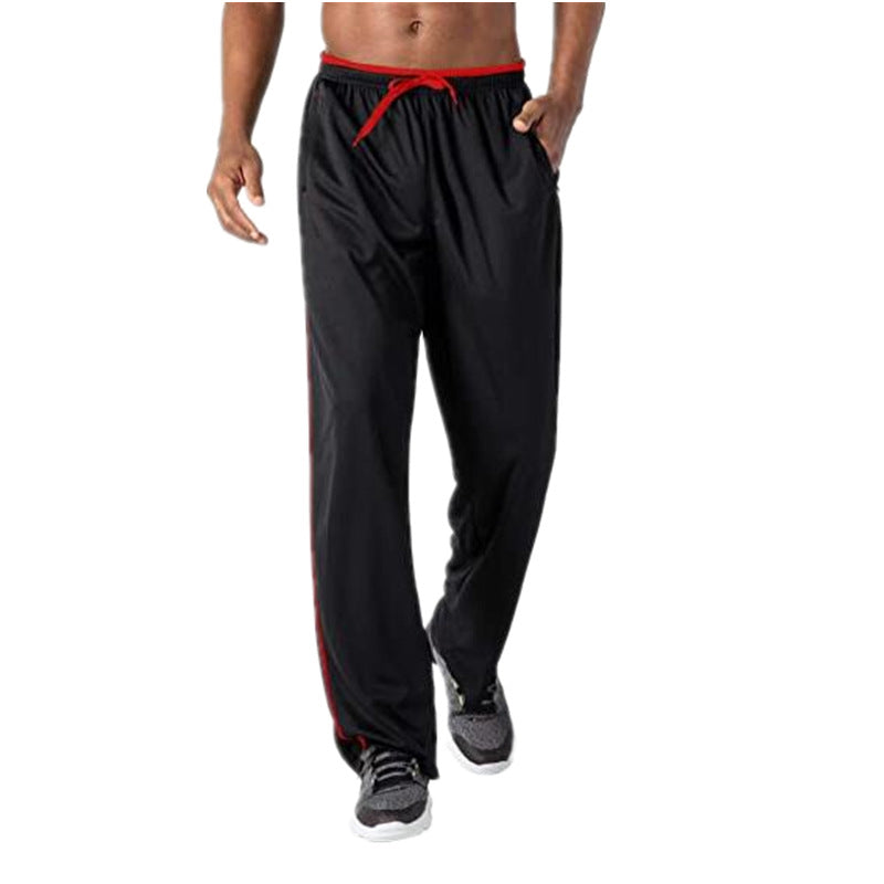 Men's sporty training pants with contrasting side stripes Lune London
