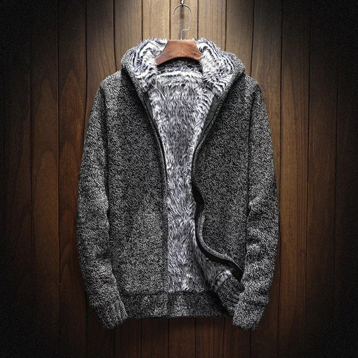 Lune London | Men's Cozy Hoodie Jacket with Soft Inner Lining and Side Pockets