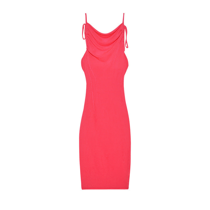 Ladies Elegant Summer Dress Draped Lune London