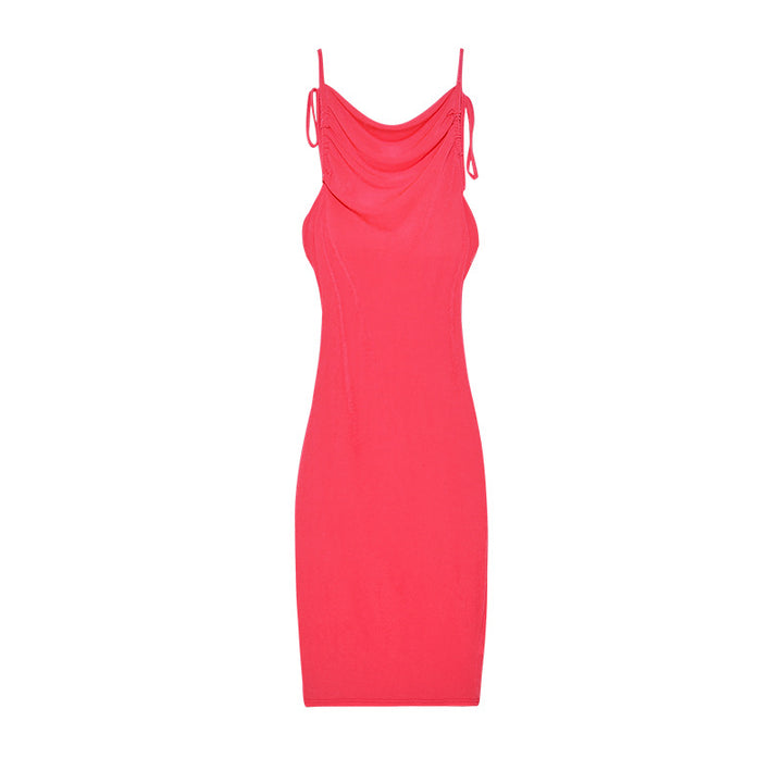 Ladies Elegant Summer Dress Draped Lune London