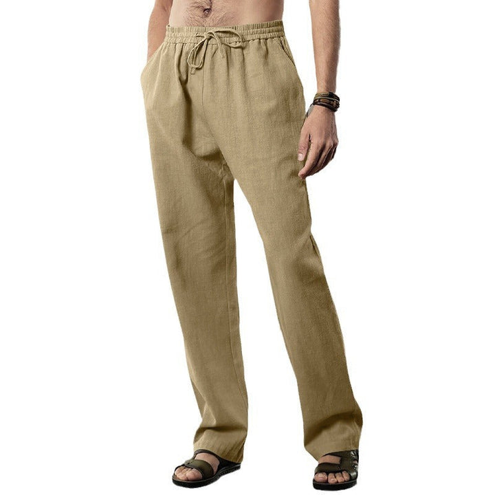 Men's relaxed leisure pants with elastic waistband and practical pockets Lune London