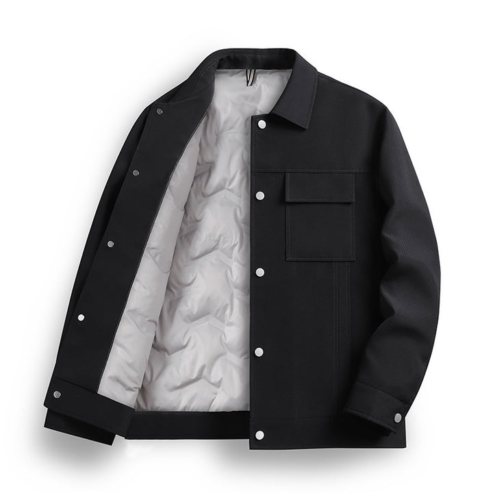 Trendy overshirt jacket for men with practical pocket design Lune London