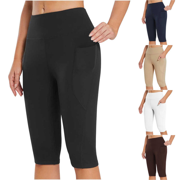 Lune London women's sporty Capri pants with practical side pockets