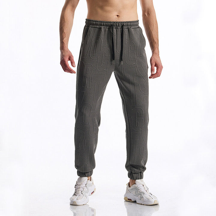 Men's sporty leisure pants with elastic waistband and side pockets Lune London