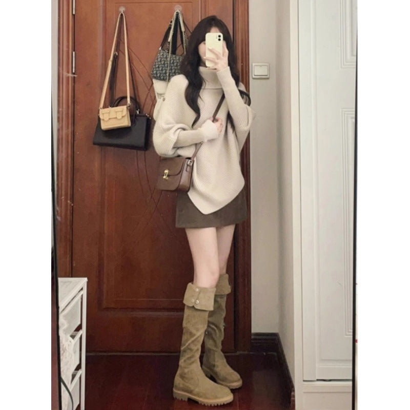 Pull oversized femme avec ourlet asymétrique Chic & Stil