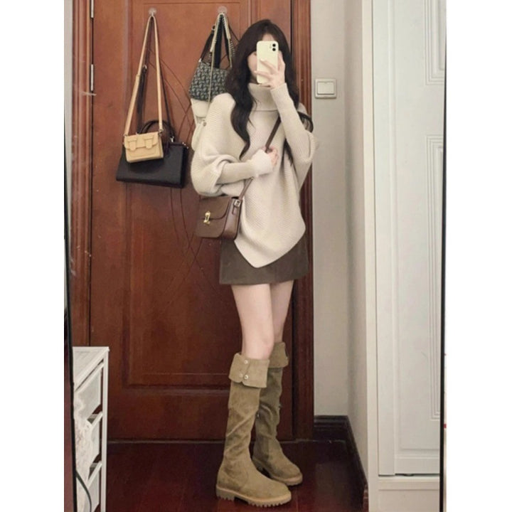 Pull oversized femme avec ourlet asymétrique Chic & Stil