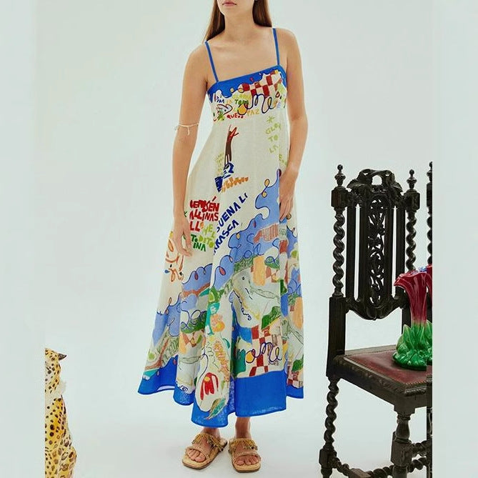 Chic & Stil Women's Bohemian Inspired Summer Maxi Dress