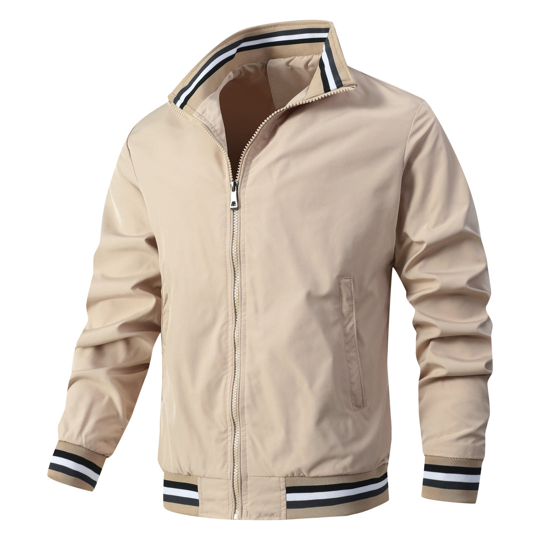 Lightweight casual jacket for men with stylish high collar Lune London