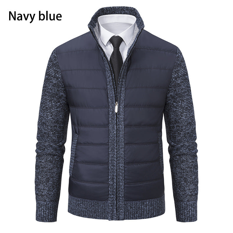 Hybrid sports jacket for men with moisture-regulating material and modern knit design Lune London