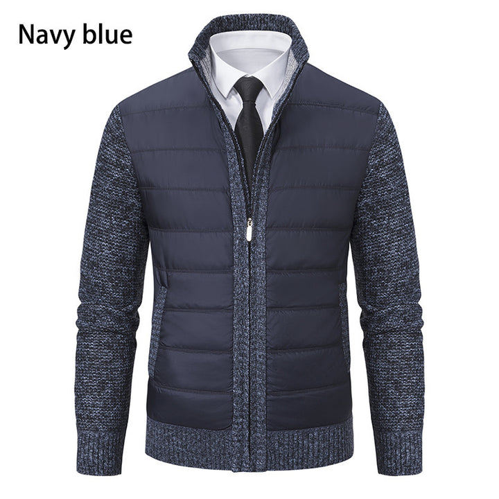 Hybrid sports jacket for men with moisture-regulating material and modern knit design Lune London