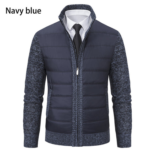 Hybrid sports jacket for men with moisture-regulating material and modern knit design Lune London