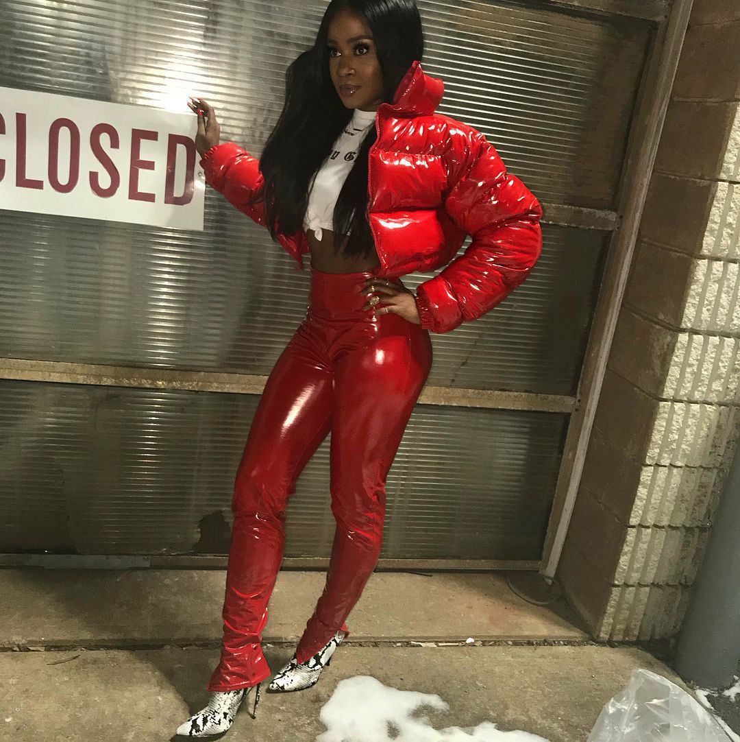 Ladies Short Shiny Puffer Lune London