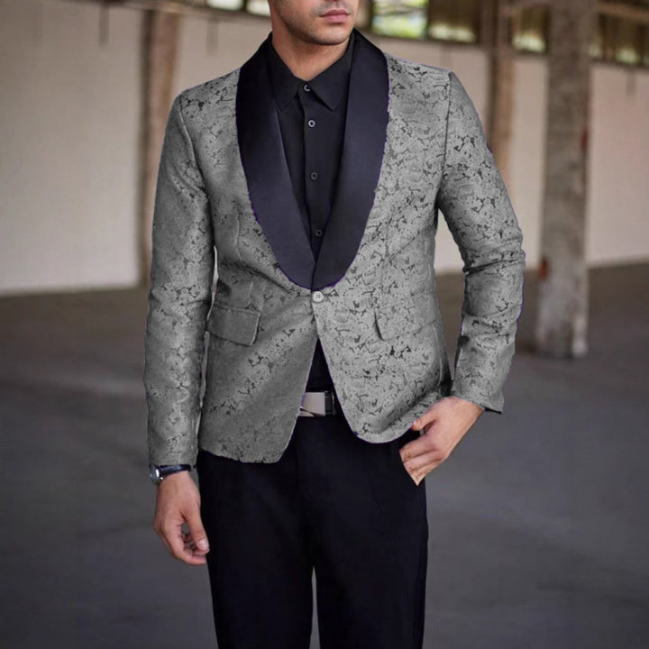 Luxury jacquard blazer for men Lune London