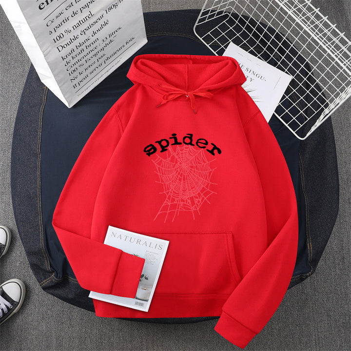Women's hoodie with creative spider motif Lune London