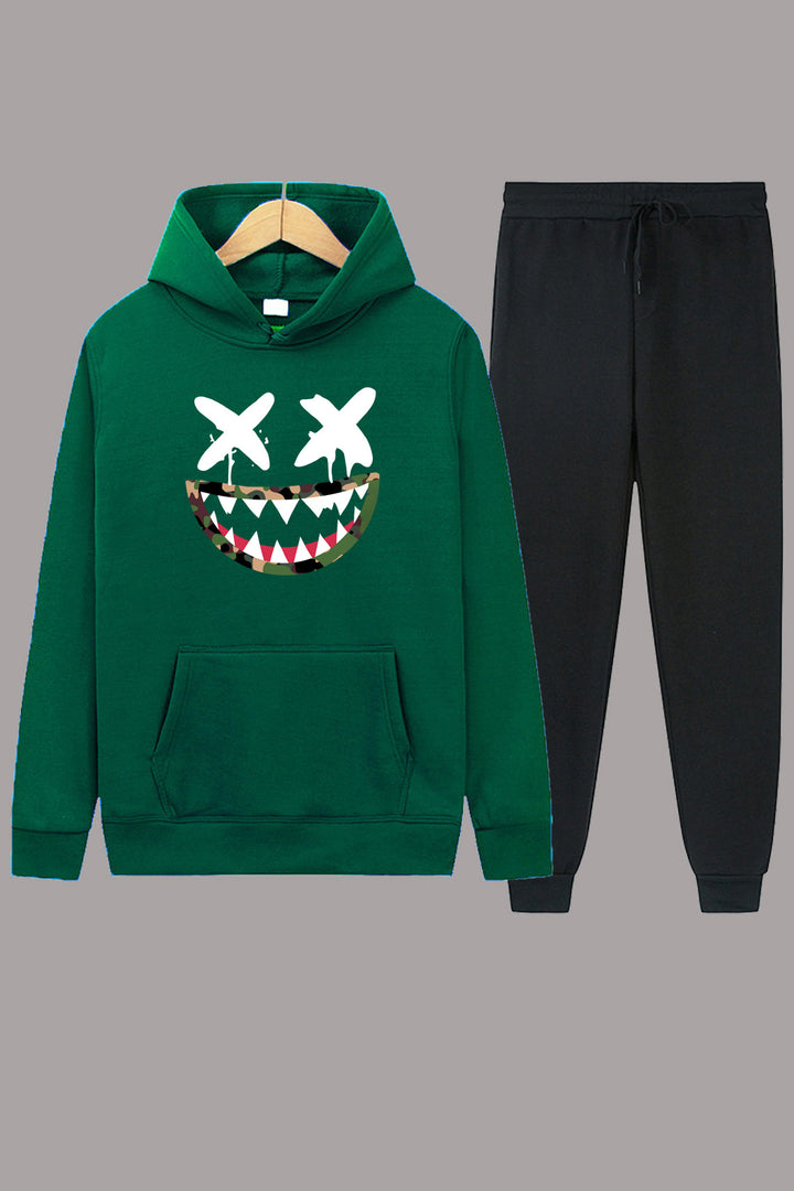 Women's hoodie and jogger pants set with creative Lune London pattern