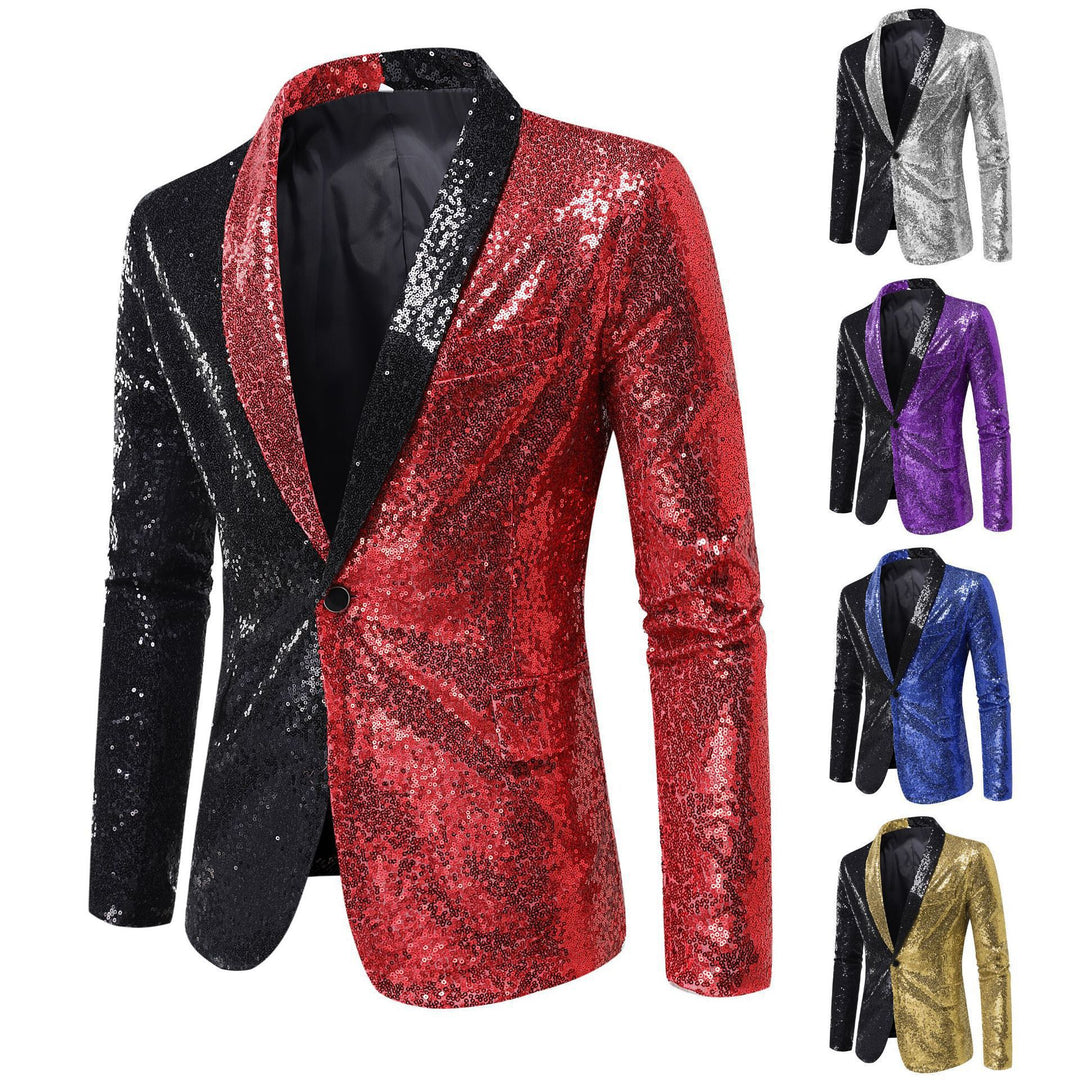 Shimmering jacket for men with modern cut and sparkling accents Lune London