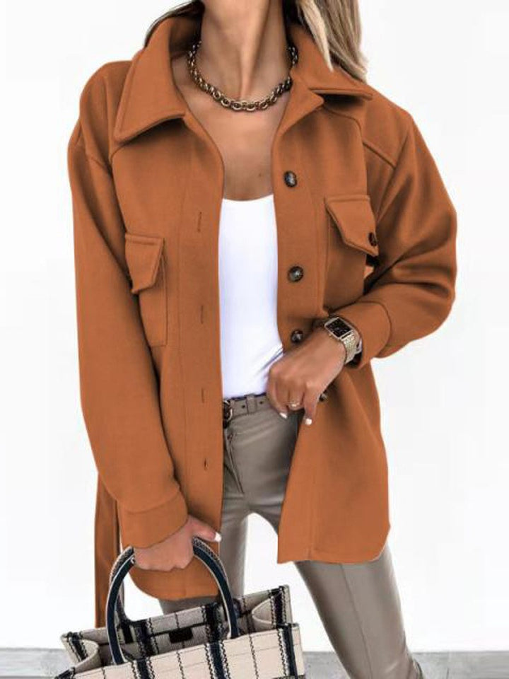 Lune London elegant utility jacket for women with waist belt