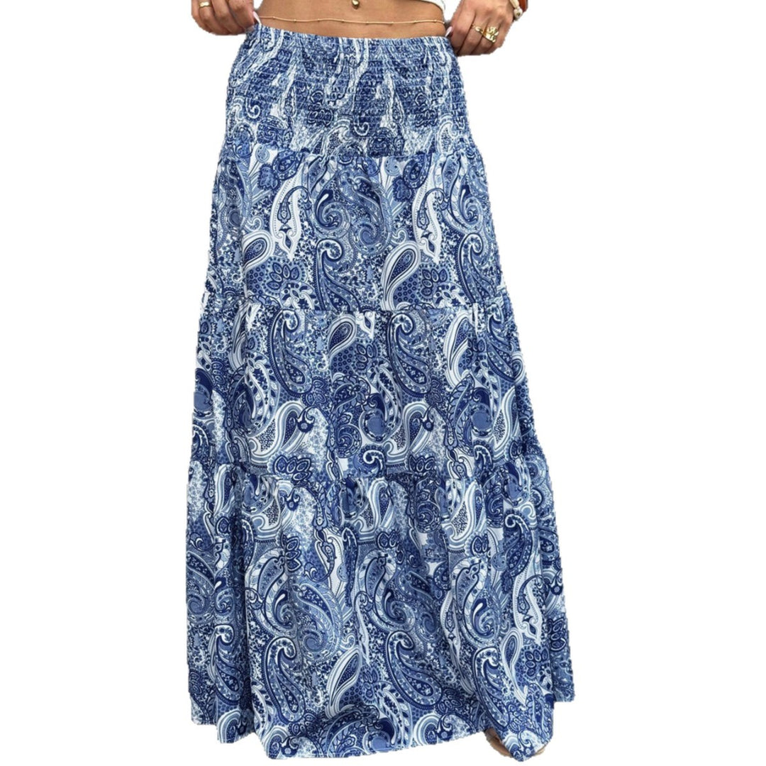 Piñata skirt for women with boho pattern and elastic waist Lune London