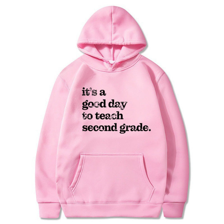 Women's hoodie with inspiring teacher quote and comfortable fit Lune London