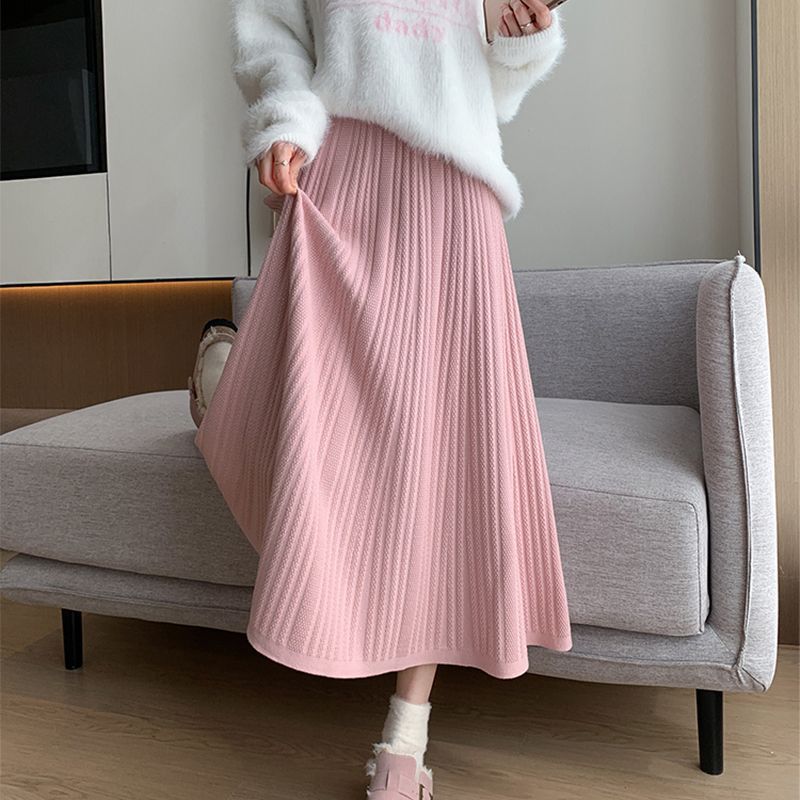 Jupe maxi plissée pour femmes Chic & Stil