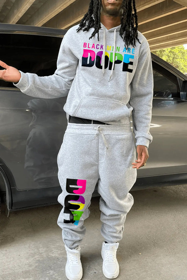 Hoodie and jogger set for women with eye-catching statement print Lune London