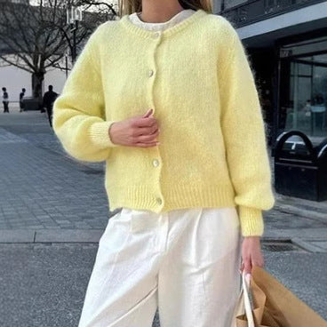 Ladies soft mohair pullover Lune London