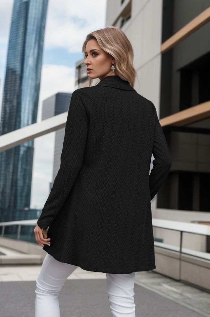 Women's knit jacket with an elegant fit and refined details Lune London