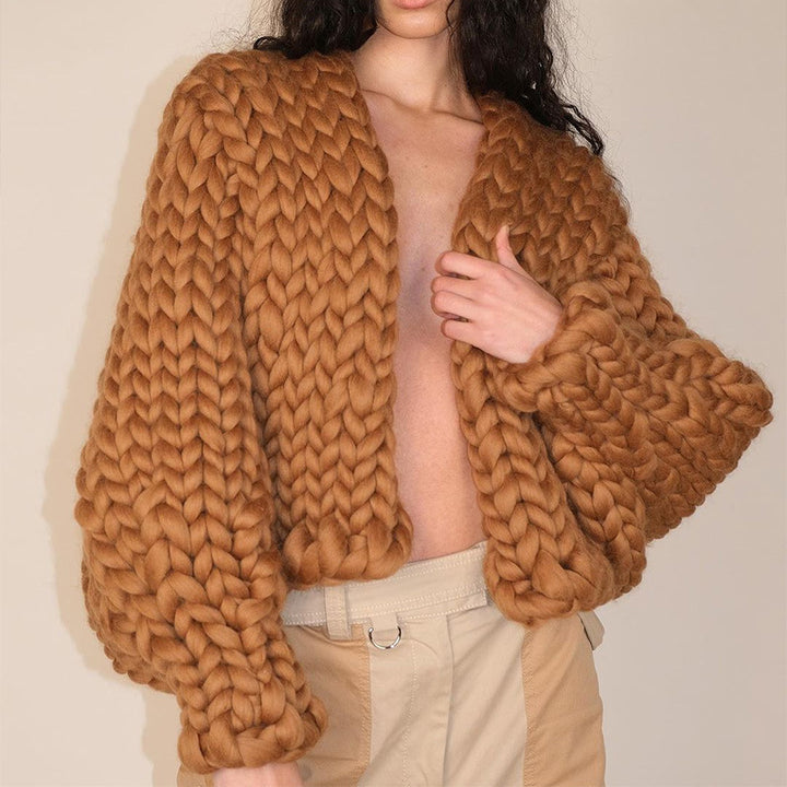 Women's oversized cardigan with voluminous sleeves Lune London