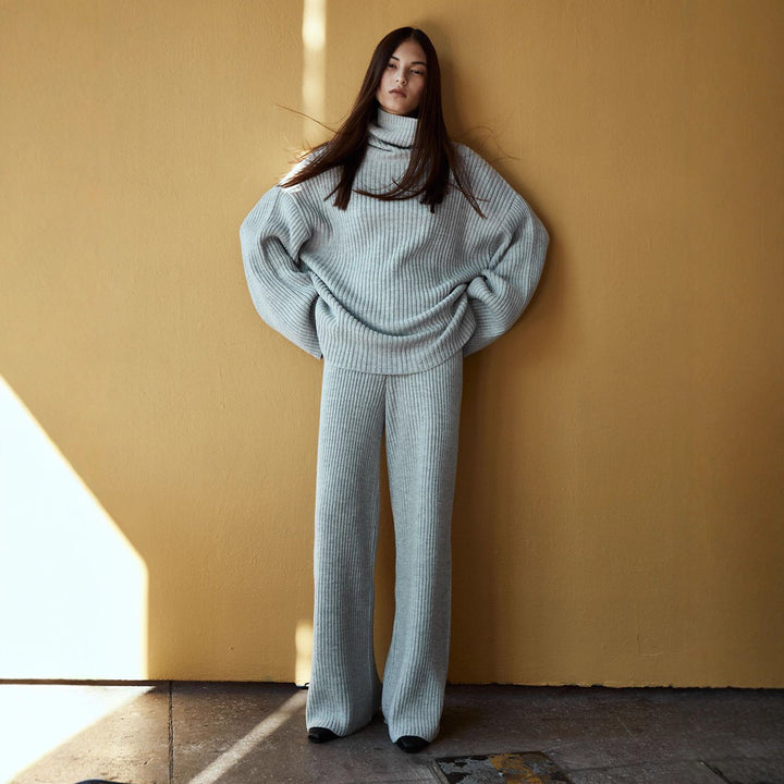 Women's chic and style knit outfit