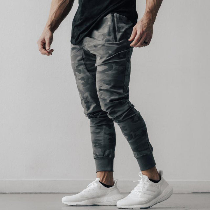 Men's sporty cargo pants with elastic waistband and practical pockets Lune London