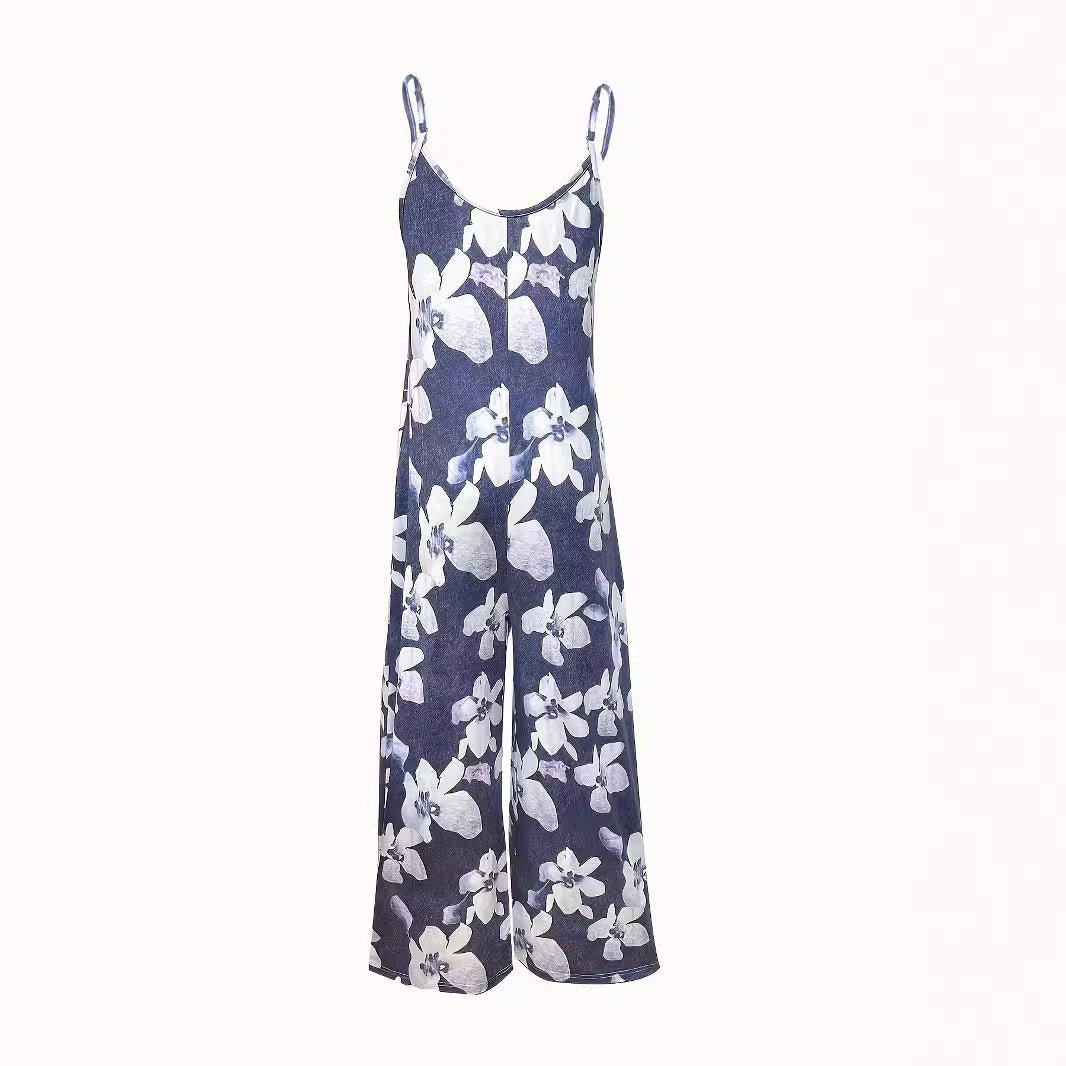 Ladies Airy Summer Overalls with Wide Legs and Practical Pockets Lune London