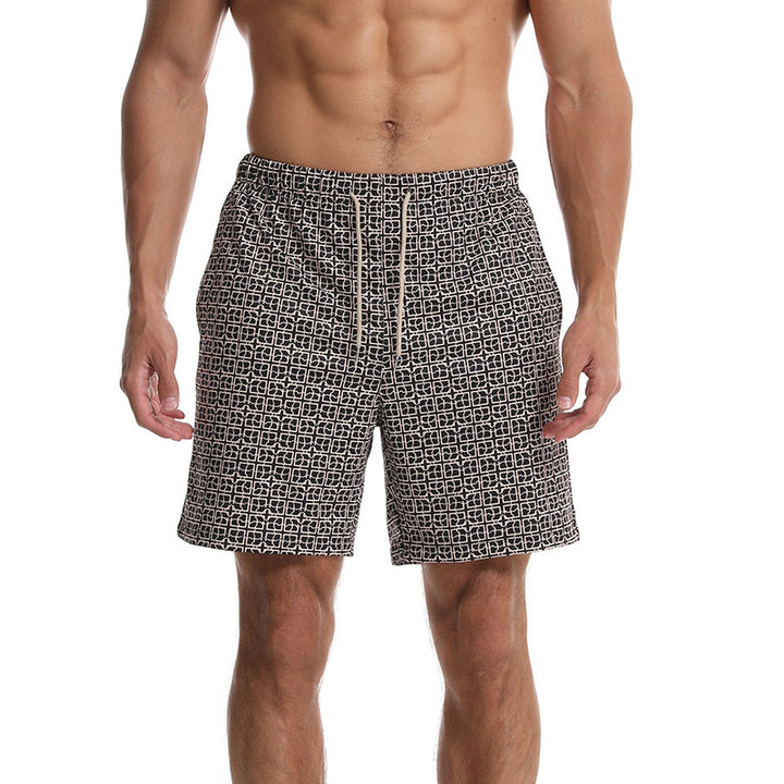 Shorts de bain pour hommes avec ceinture élastique et doublure intérieure confortable Lune London