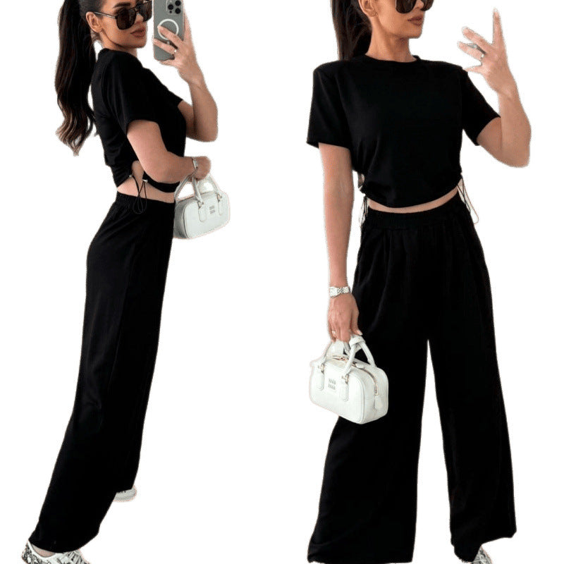 Lune London Women's Short Lounge Set with Drawstring