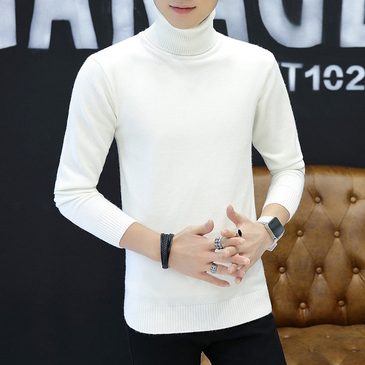 Turtleneck sweater with a fine structure for men Lune London