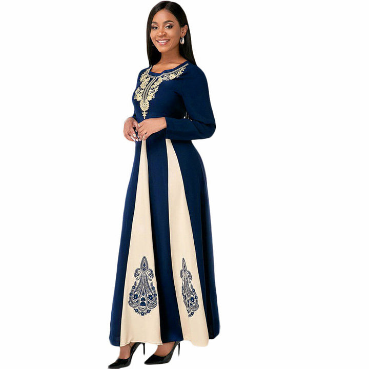 Elegant maxi dress for women with an elaborate embroidered pattern Lune London
