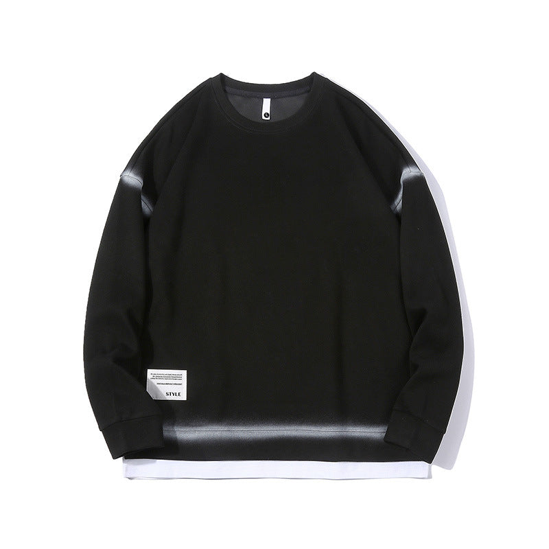 Men's casual sweatshirt with modern layered design Lune London