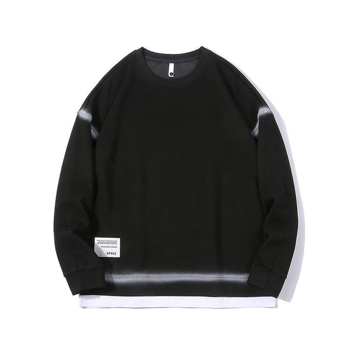 Men's casual sweatshirt with modern layered design Lune London
