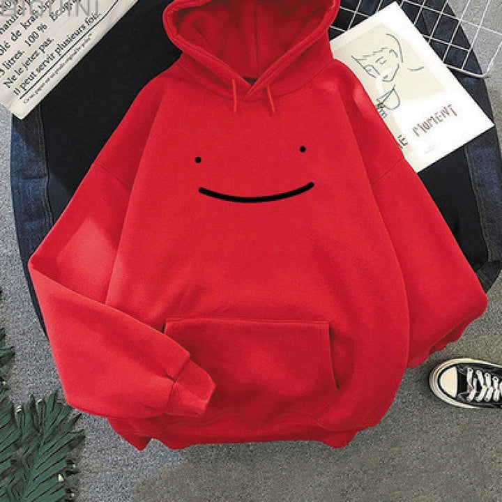 Women's hoodie with funny face motif Chic & Stil