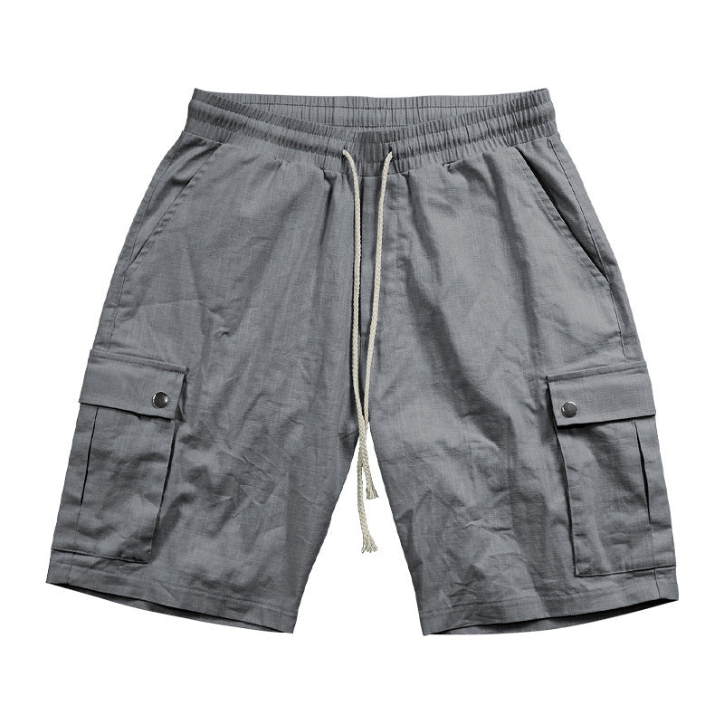 Shorts Cargo pratiques pour hommes avec une taille élastique et des poches polyvalentes Lune London