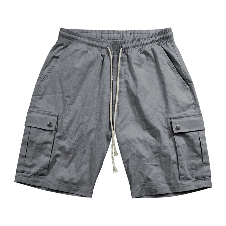 Shorts Cargo pratiques pour hommes avec une taille élastique et des poches polyvalentes Lune London