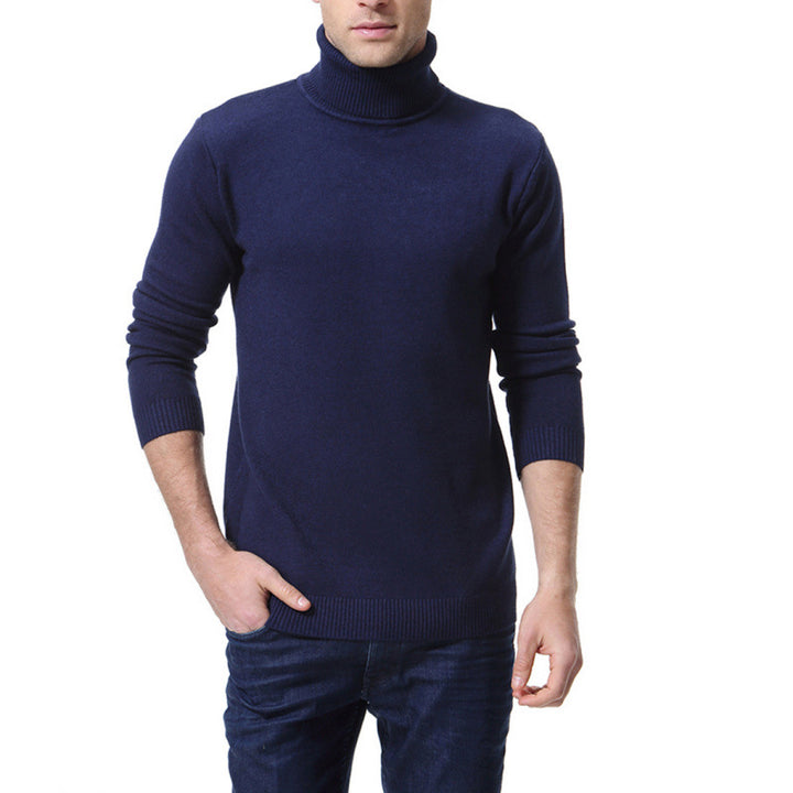 Elegant turtleneck sweater for men in high-quality cotton Lune London