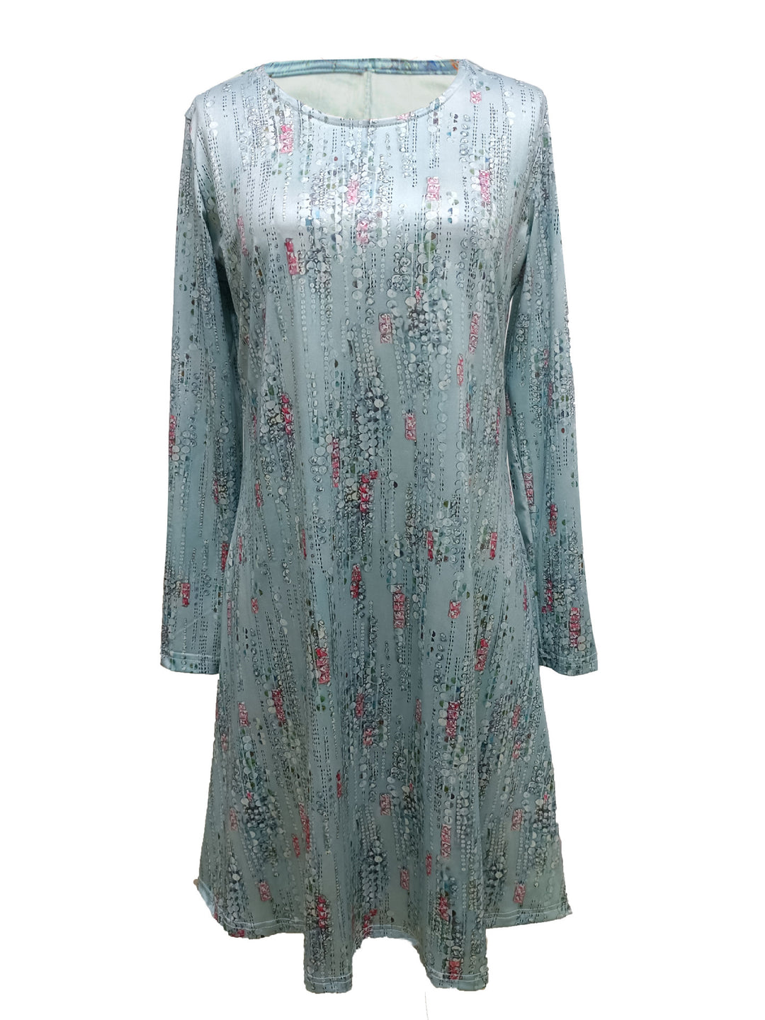 A-line dress for women with a delicate floral pattern Lune London